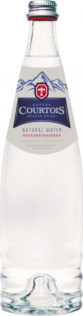 Вода питьевая "Куртуа" б/г 0,75л ст/б