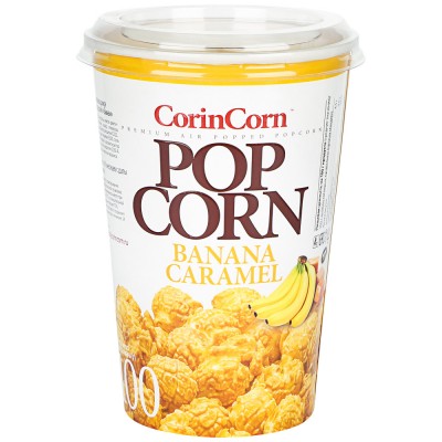 Попкорн готовый Corin Corn 100г банан карамель