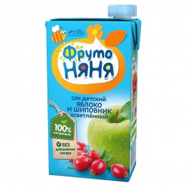 АКЦИЯ!!! Сок ФрутоНяня яблоко шиповник  для детей  0,5л