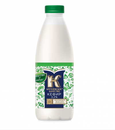 БЗМЖ Кефир Кремлевское Качество 3,2% 930мл