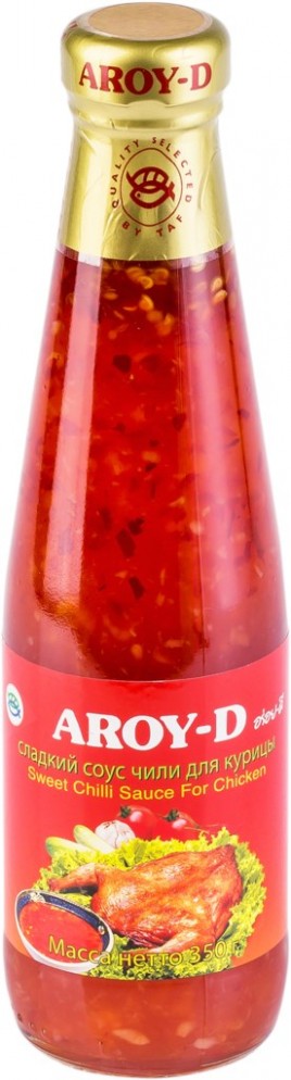 Соус сладкий чили для курицы AROY-D 350гр ст/б