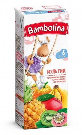 Сок Бамболина Мультик с 8мес. 0,2л