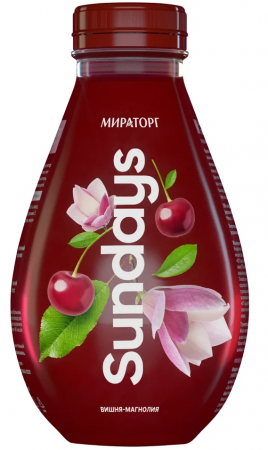 Напиток Сандей со вкусом вишня-магнолия 370мл Мираторг