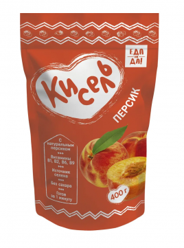 Кисель персик Еда на Да 400гр