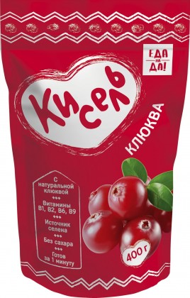 Кисель клюква Еда на Да 400гр