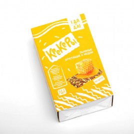 Крекеры льняные хрустящие с медом Еда на Да 30шт