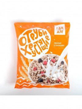 Отруби Хрустящие Еда на Да ржаные с кальцием 120гр