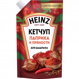 "HEINZ" Кетчуп паприка и пряности 320гр дой-пак