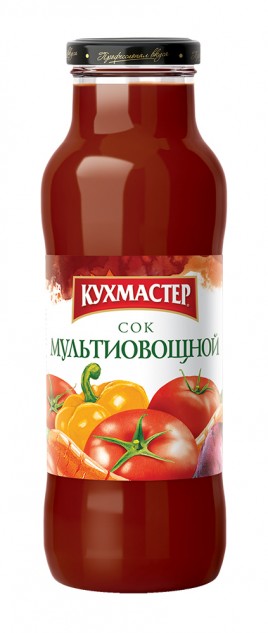 Сок Кухмастер Мультиовощной ст/б 0,68л