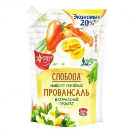 Майонез Слобода провансаль Семейный 50,5% 700 мл с доз.