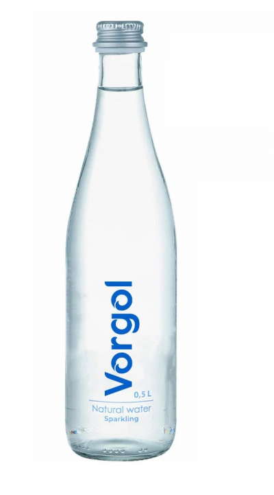 Вода минеральная Ледниковая Воргол газ. 0,5л ст/б