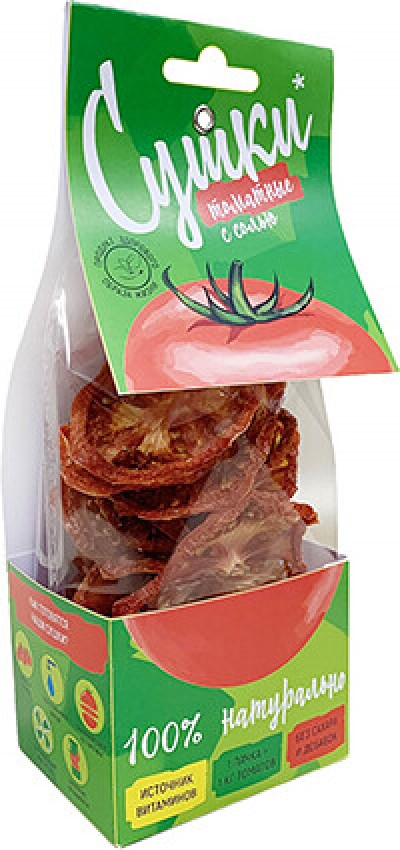 Овощные чипсы Сушки Томат с солью 30гр