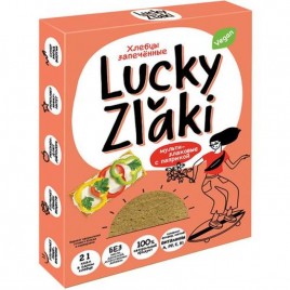 Хлебцы Лаки Злаки мультизлаковые с паприкой 72 гр Vegan