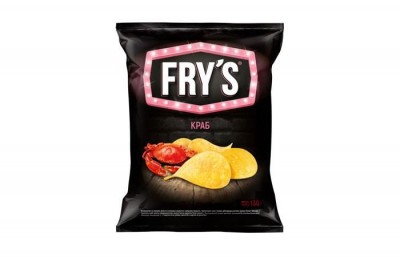 Картофельные чипсы Frys со вкусом краба 130гр