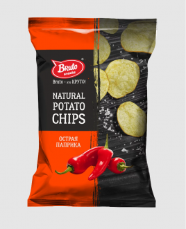 Бруто NPC Чипсы Острая паприка 130г