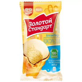 Мороженое Золотой Стандарт классический стаканчик ваф. 95г Инмарко