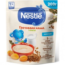 "NESTLE" Каша Гречневая с курагой с 5 месяцев 200г м/у