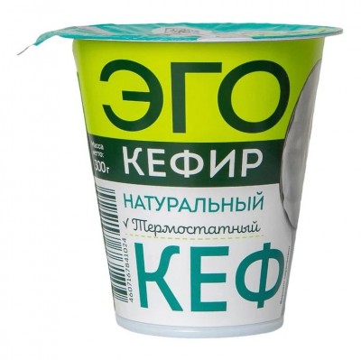БЗМЖ Кефир натуральный 2,5% 300гр стак.Эго
