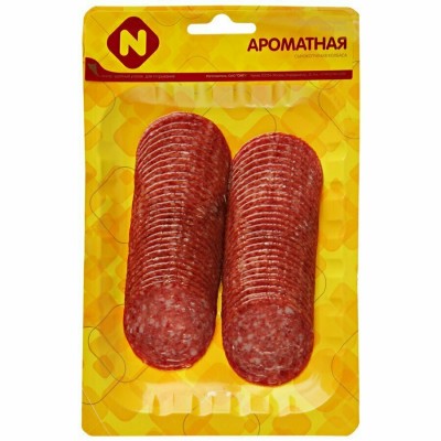 Колбаса Ароматная с/к в/у 100гр Останкино