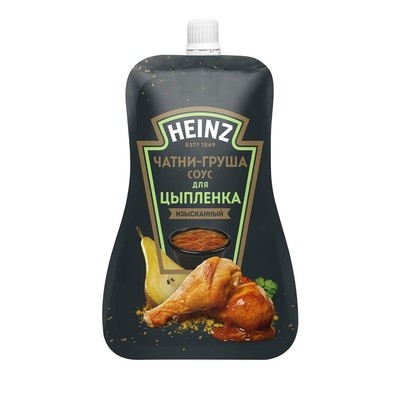 "HEINZ" Соус Чатни-Груша для цыпленка 200гр дой-пак