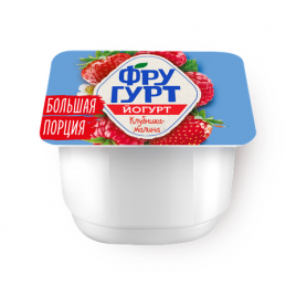 БЗМЖ Йогурт Фругурт Клубника-малина 2% 240гр