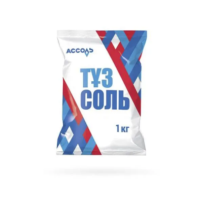 Соль пищевая Ассоль помол №1 1кг мешок Илецк