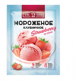 Сухая смесь Мороженое клубничное 70гр Нина Фарина
