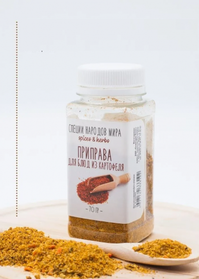 Приправа для блюд из картофеля 70гр пэт Органик Фуд