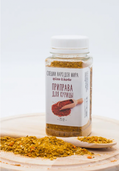 Приправа для курицы 75гр пэт Органик Фуд