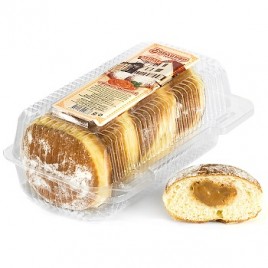 Пончики Берлинер со сгущенным молоком 360гр Вкуснов