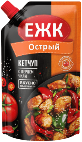 Кетчуп "ЕЖК" Острый 350г.