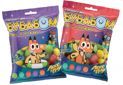 Жевательная резинка Бубабом Лекс и Плу 90гр