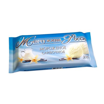 Мороженое Жемчужина России пломбир сливочный 220гр