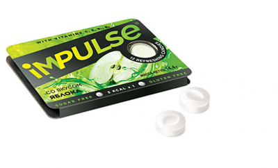 Конфеты Импульс со вкусом яблока и корицы 14,4гр