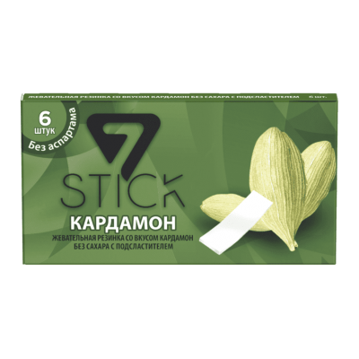 Жевательная резинка 7STICK со вкусом кардамона 16,5гр