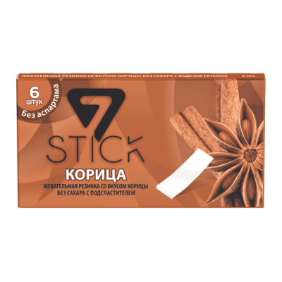 Жевательная резинка 7STICK со вкусом корицы 16,5гр