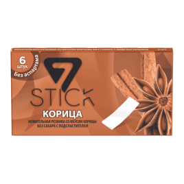 Жевательная резинка 7STICK со вкусом корицы 16,5гр