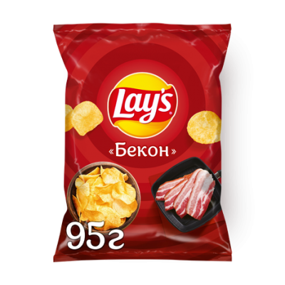 Чипсы Lay's Бекон 95гр