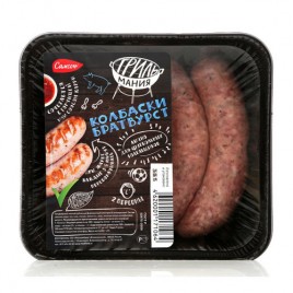 Колбаски Братвурст охл. лот. 400гр Самсон