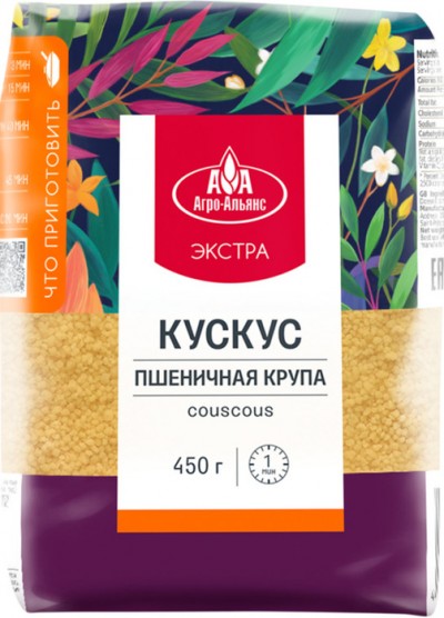 Агро-Альянс Крупа пшеничная Кускус 450г