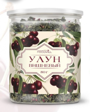 Чай вишневый Улун 80гр ФудВилл
