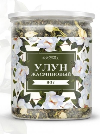 Чай жасминовый Улун 80гр ФудВилл