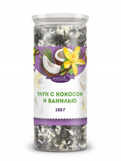 Чай Улун кокос с ванилью 150гр ФудВилл