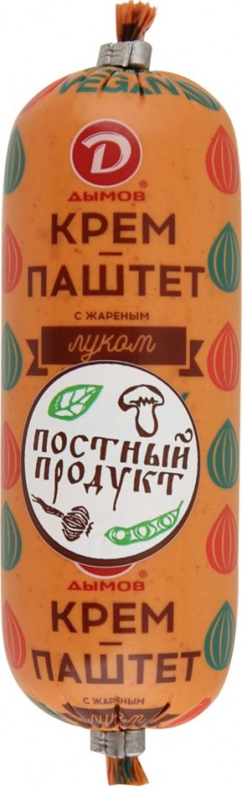 Крем-Паштет с луком вегетарианский  п/а 150гр Дымов