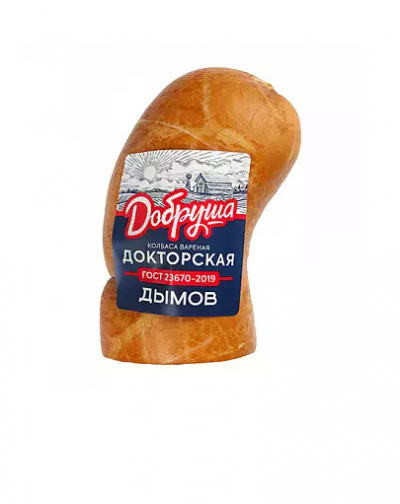 Колбаса Докторская ГОСТ Добруша в син. з/с 1кг.Дымов