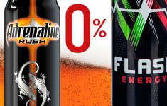 Энергетические напитки б/алк